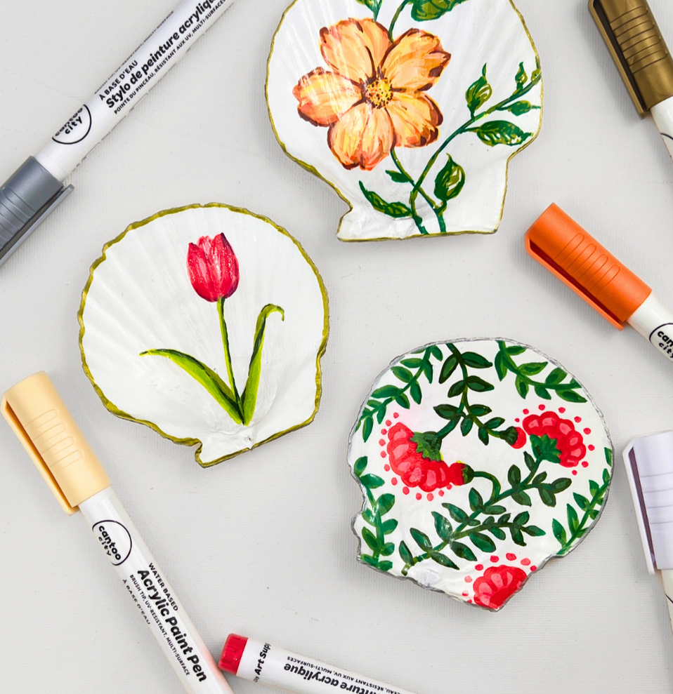 hand painted arts crafts
