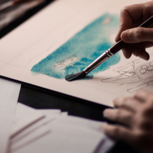 Beginner friendly painting supplies, vibrant watercolor sets, and modern art tools for creative wellness projects.