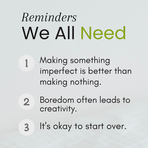 A reminder we all need. Featuring tips on how to stay true to ourselves. 