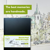 A4 Sketchbook Black Hard Cover Sketchbook Art Drawing Book Sketch Pad