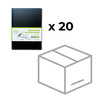 Cantoo City Black Hardcover sketchbook with green label on a white background, next to a casepack box with 'x 20' text.