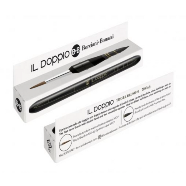 Borciani Bonazzi IL DOPPIO Travel Brush - Series 710