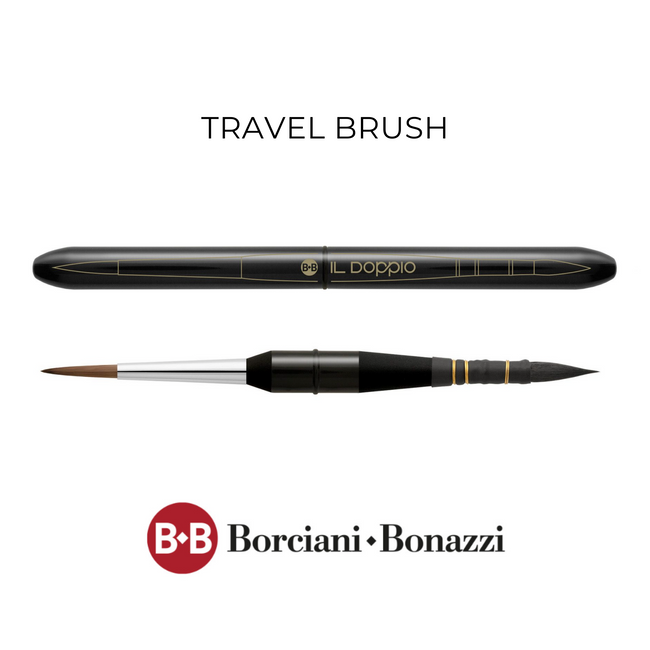 Borciani Bonazzi IL DOPPIO Travel Brush - Series 710