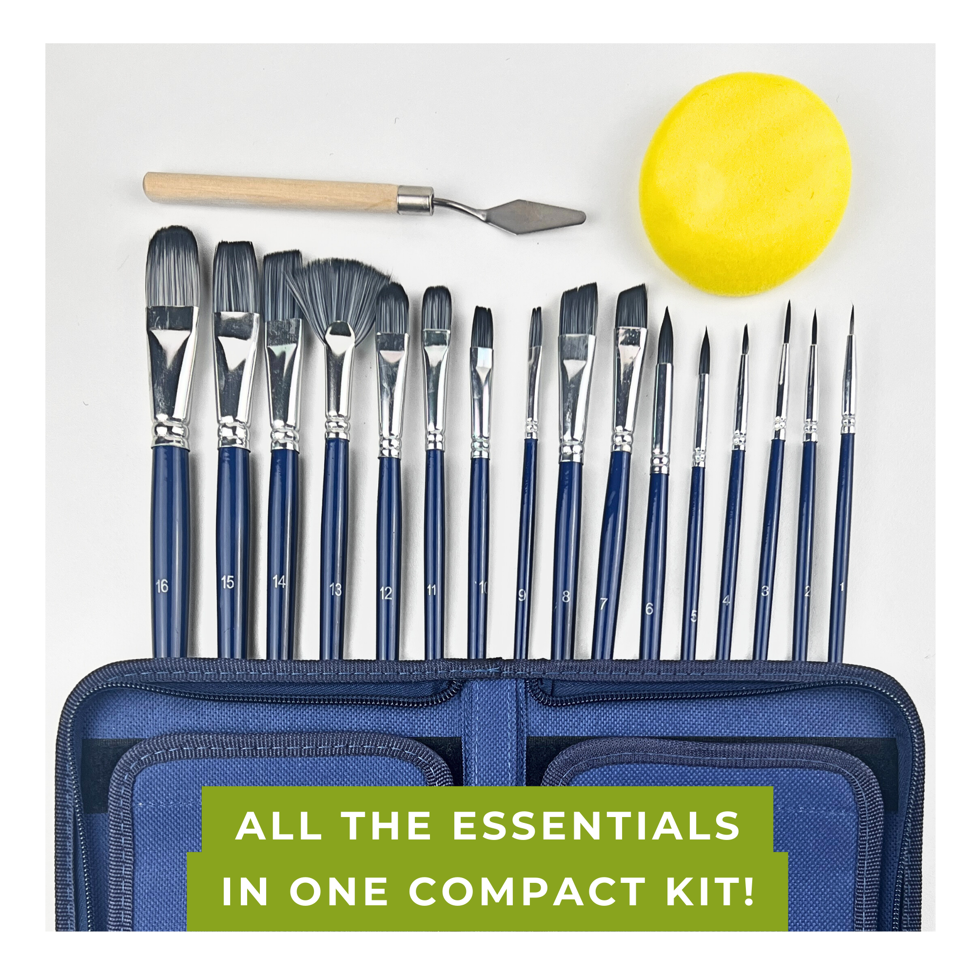 16 pcs Paint Brush Set
