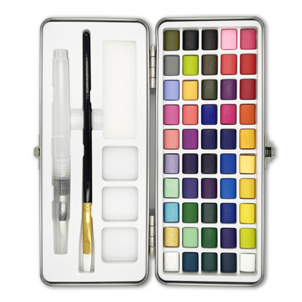 CantooCity 50 Colour Watercolour Set