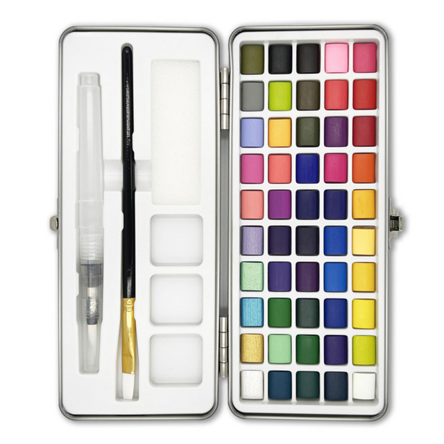 CantooCity 50 Colour Watercolour Set