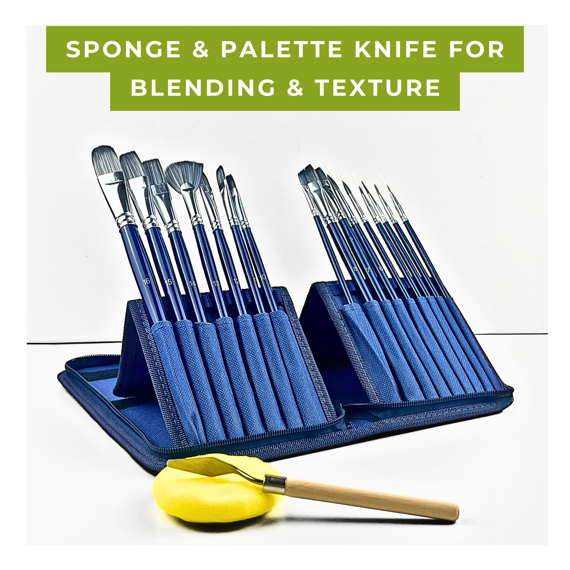16 pcs Paint Brush Set