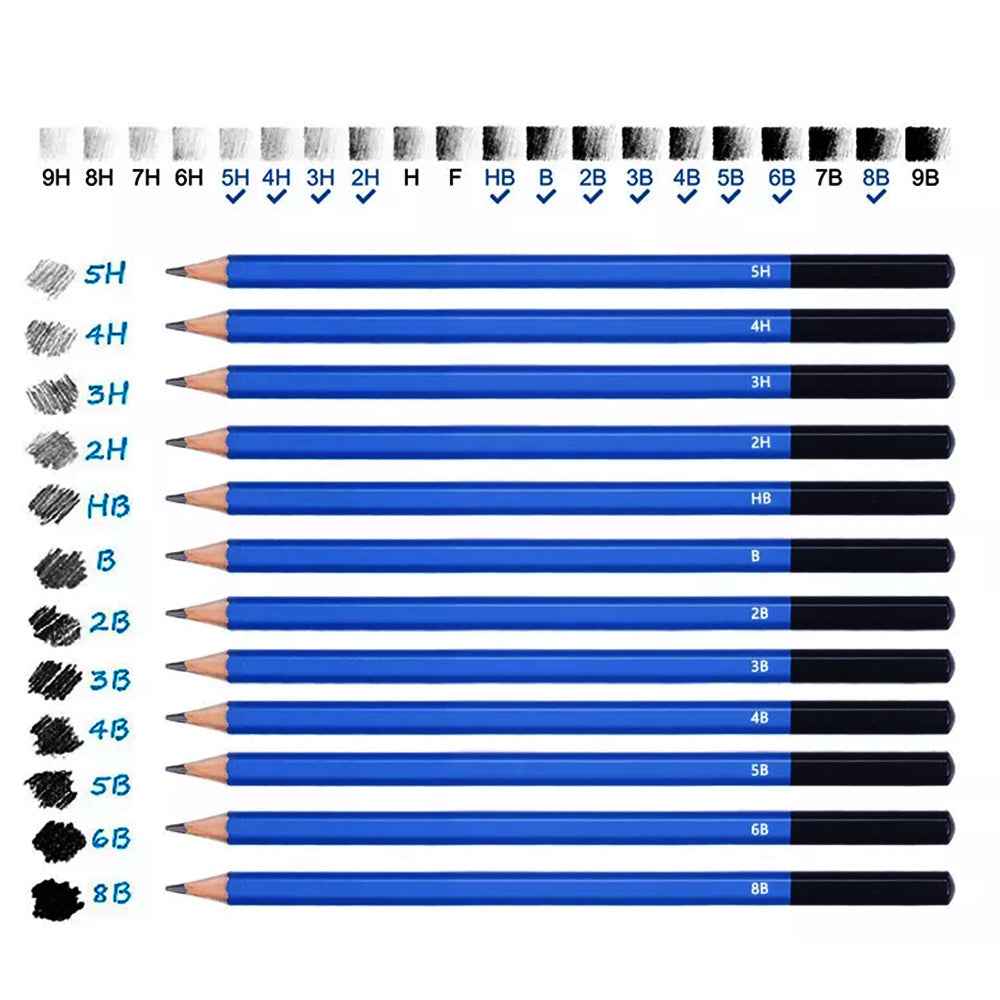 Cantoo City 26 pcs All-in-one Sketch Drawing Kit