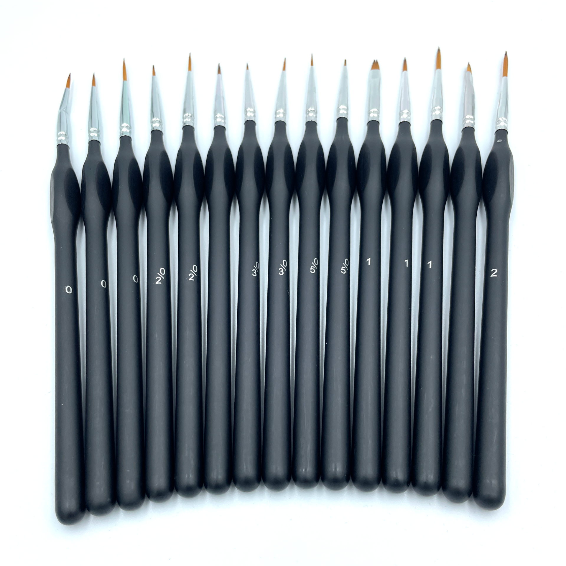 Cantoo City 15 Pcs Miniature Paint Brush Set