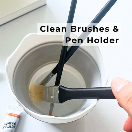 Collapsible Brush Washing Bucket