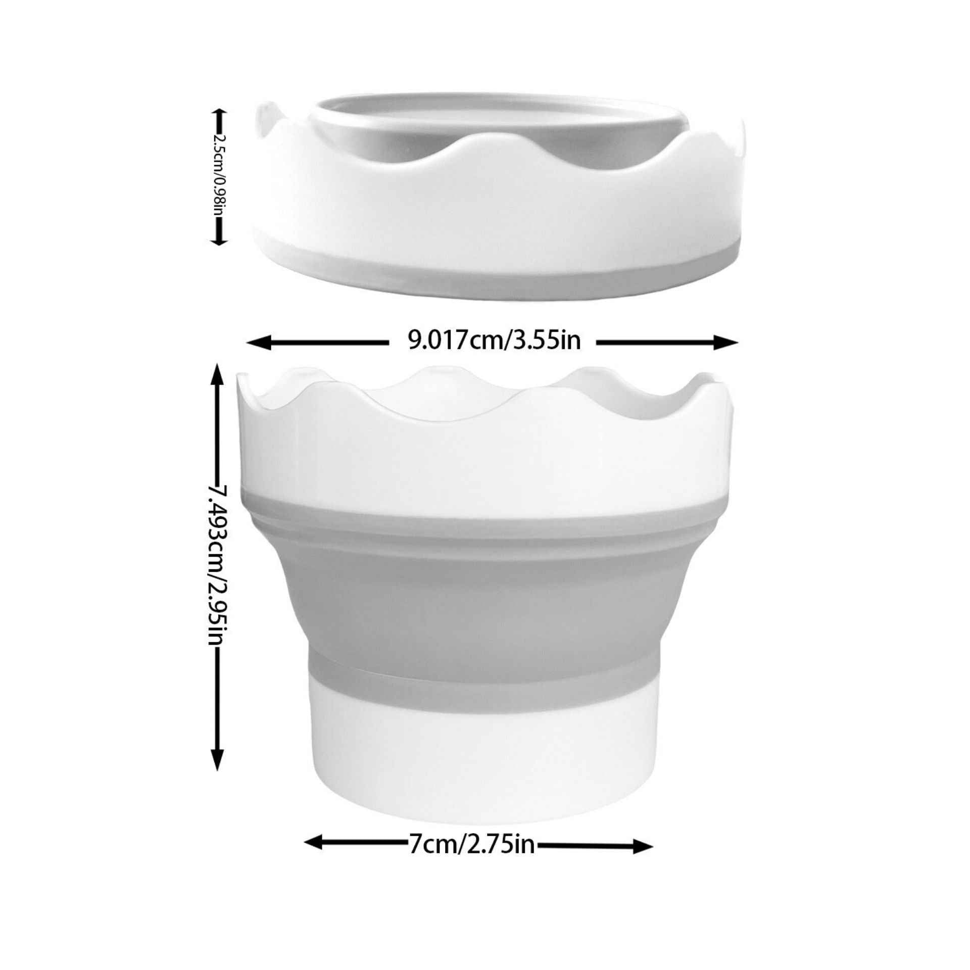 Collapsible Brush Washing Bucket - 2-Pack