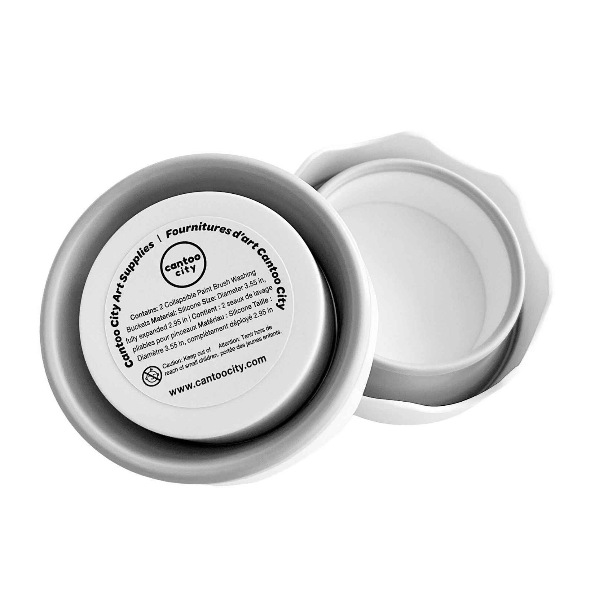 Collapsible Brush Washing Bucket - 2-Pack