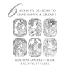 Coloring_e-Book Digital artbook Digtal sketching Art Nouveau 