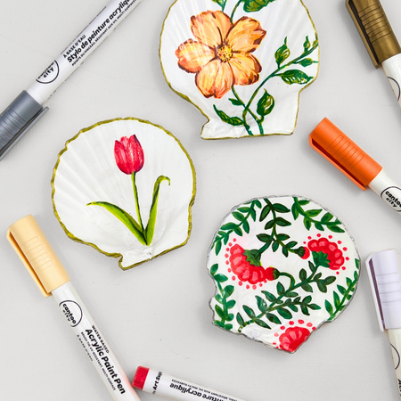 hand painted arts crafts