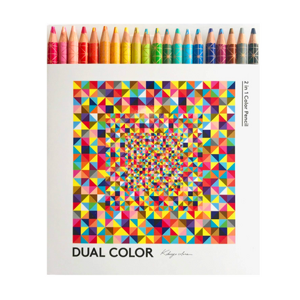 Kokuyo 20 Colours Dual Colour Pencil Set