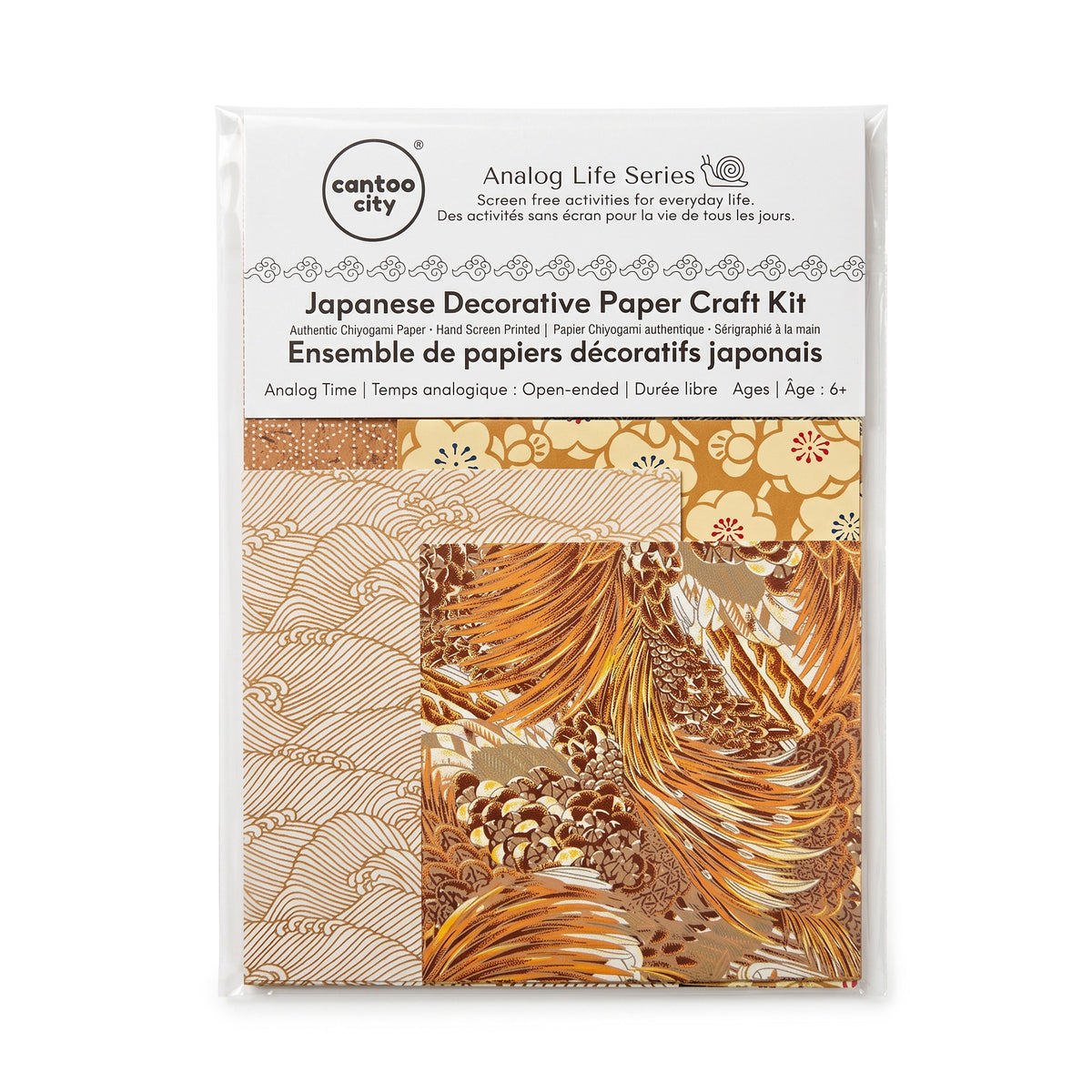 Japanese Decorative Paper Craft Kit: Hand Screen Printed - Jumbo Pack