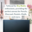 A4 Sketchbook Black Hard Cover Sketchbook Art Drawing Book Sketch Pad