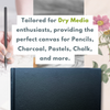 A4 Sketchbook Black Hard Cover Sketchbook Art Drawing Book Sketch Pad