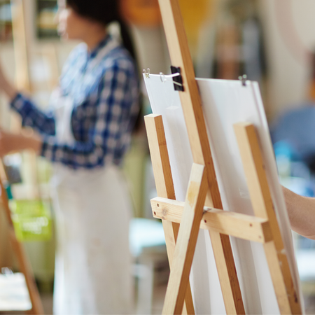 art studio painting