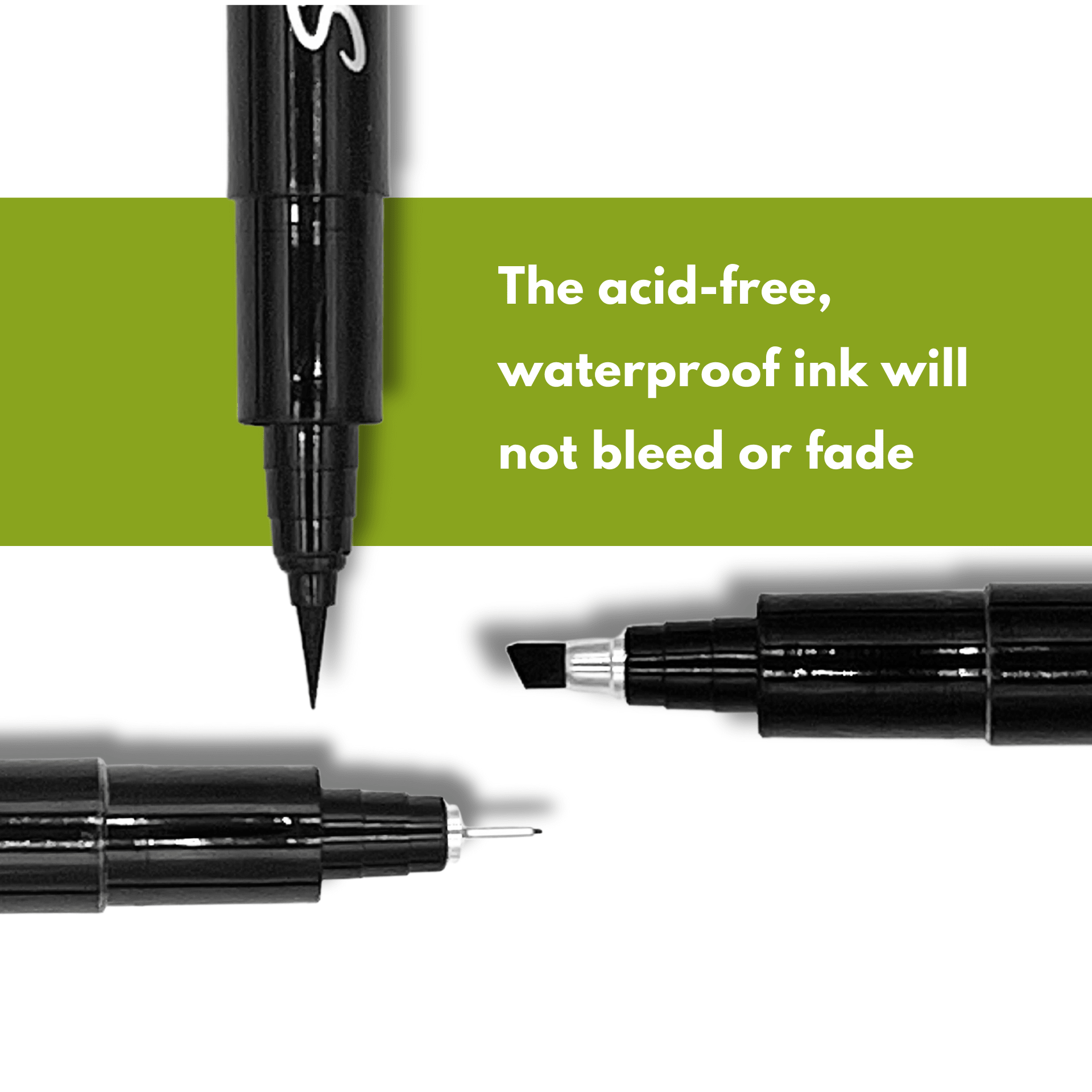 Black Fineliner Needle Point Drawing Pen Set, 12 pcs - Cantoo City - Drawing Pencils -  - Cantoocity