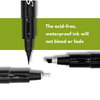 Black Fineliner Needle Point Drawing Pen Set, 12 pcs - Cantoo City - Drawing Pencils -  - Cantoocity
