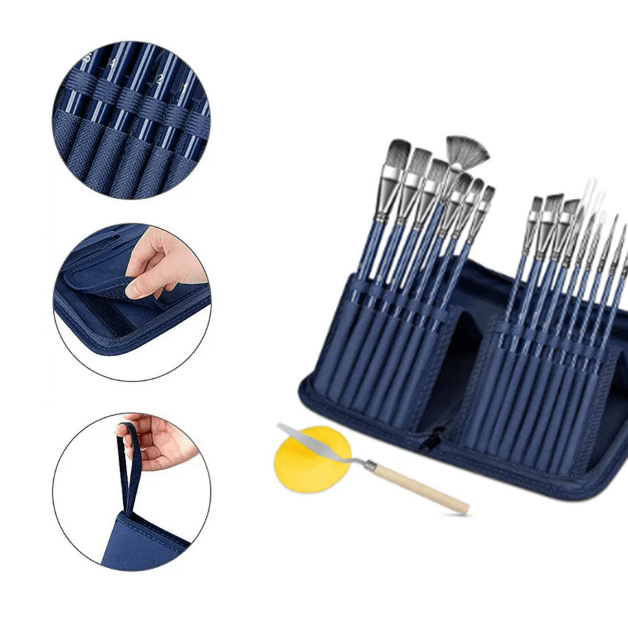 Cantoo City 16 pcs Paint Brush Set - Cantoo City - Paint Brush -  - Cantoocity