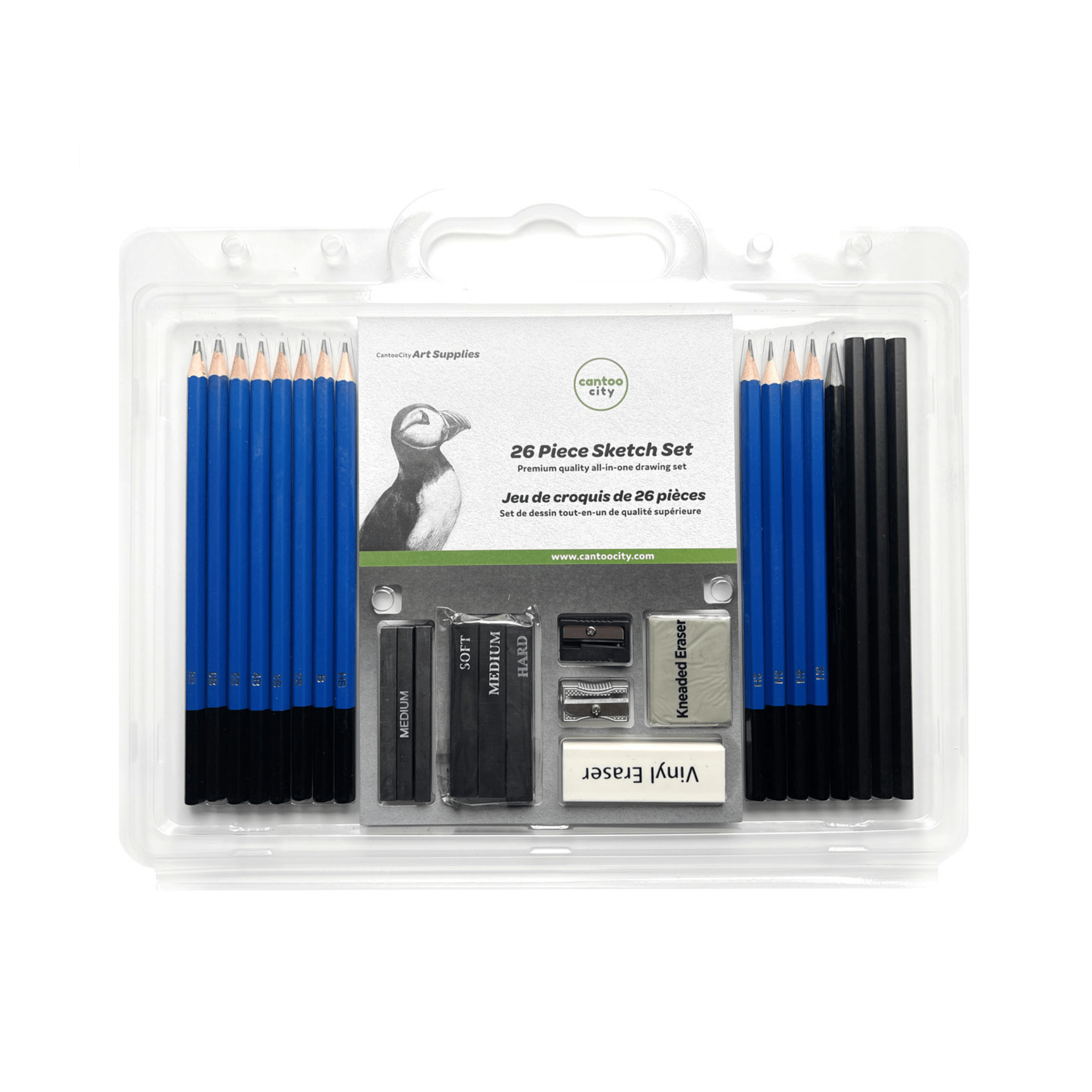 Cantoo City 26 pcs All - in - one Sketch Drawing Kit - Cantoo City - Drawing Kit -  - Cantoo City