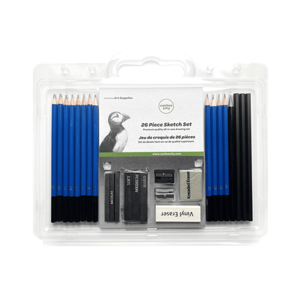 Cantoo City 26 pcs All - in - one Sketch Drawing Kit - Cantoo City - Drawing Kit -  - Cantoo City