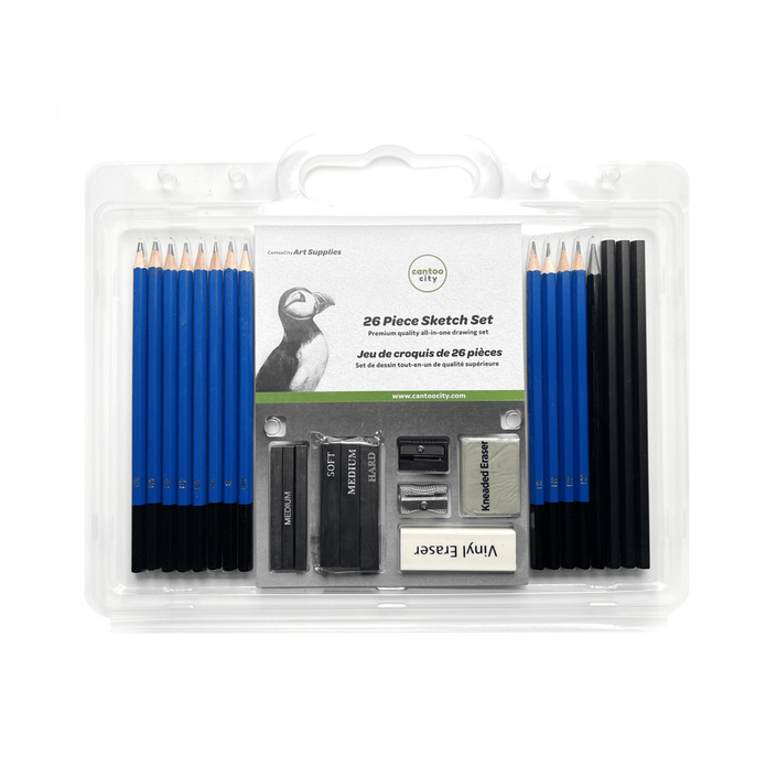 Cantoo City 26 pcs All - in - one Sketch Drawing Kit - Cantoo City - Drawing Kit -  - Cantoo City