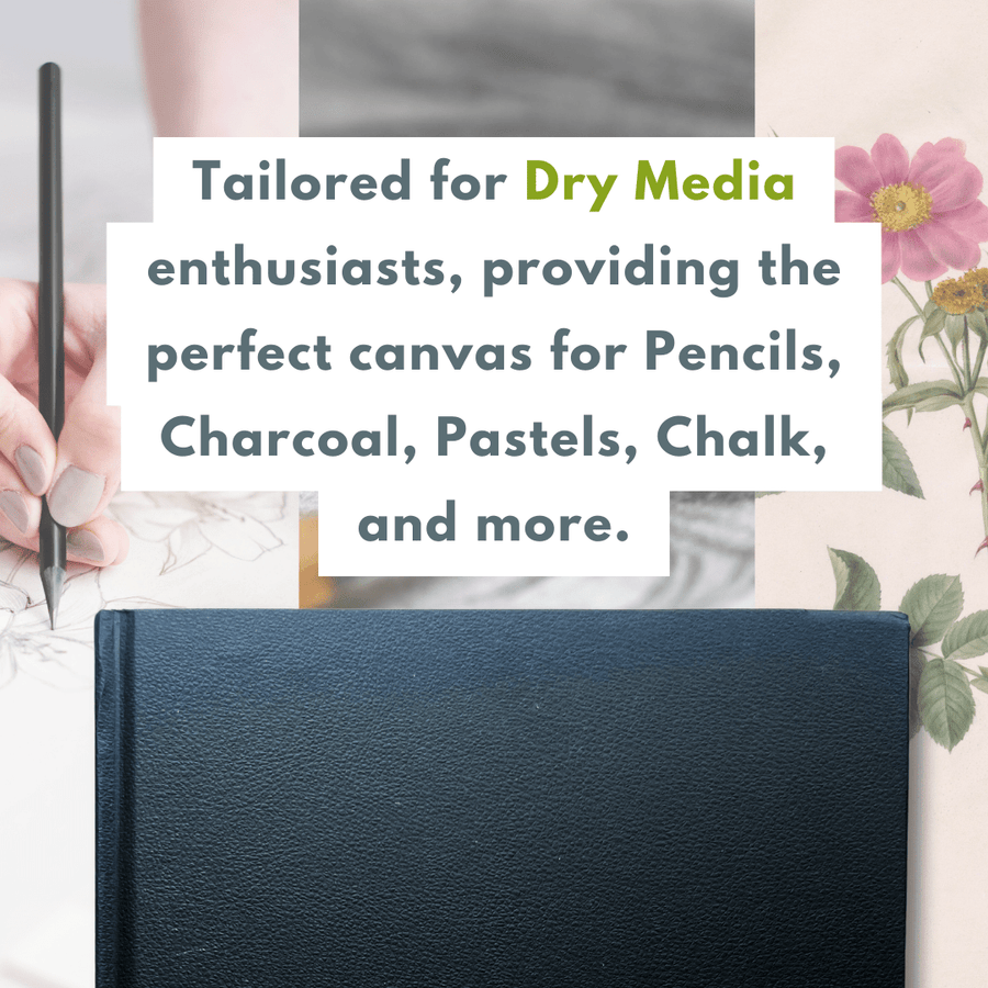 Cantoo City A4 Sketchbook – Black Hard Cover, 100 Pages - Cantoo City