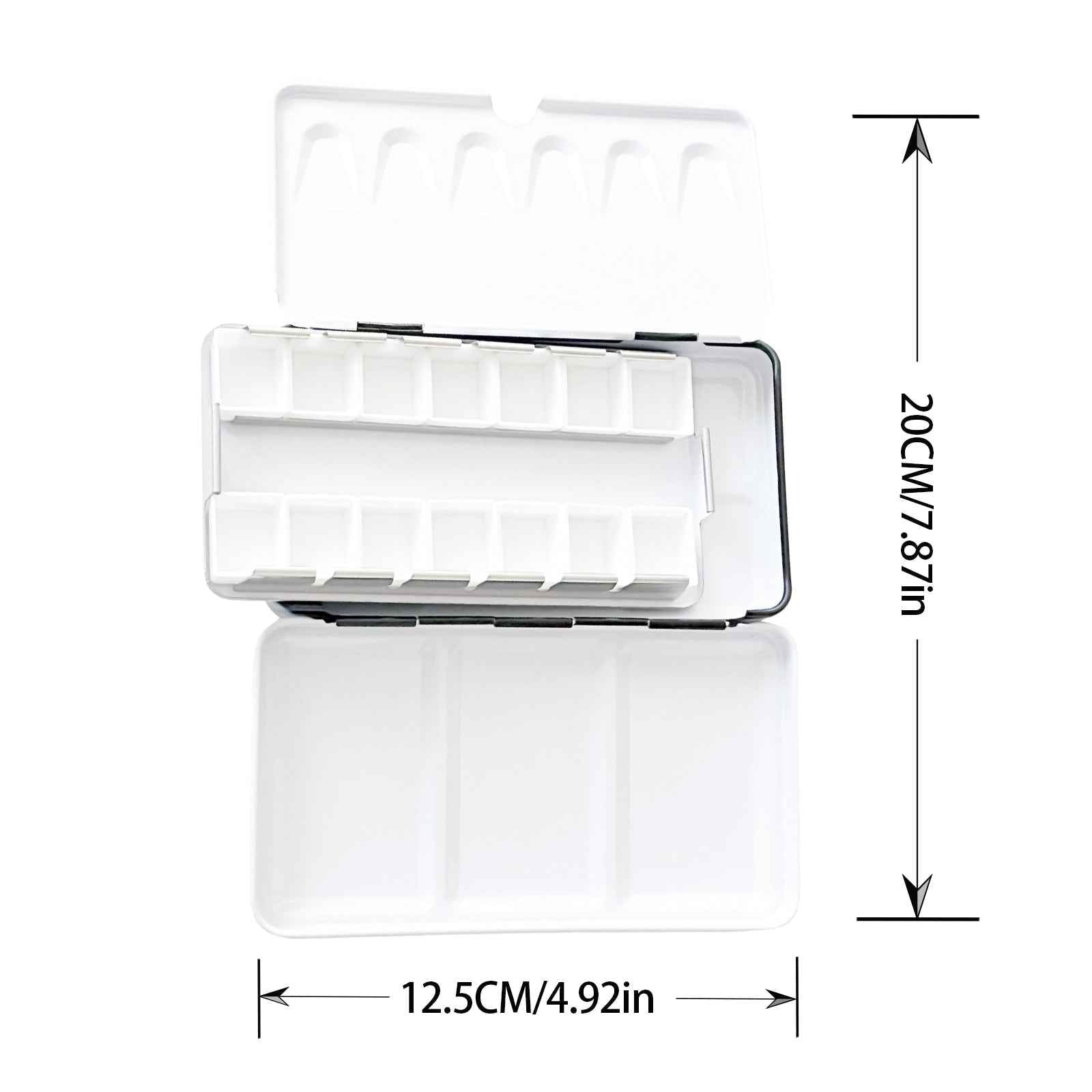 Cantoo City Watercolor Palette with 14 Half - Size Empty Pans - Cantoo City - Watercolor Palette -  - Cantoocity