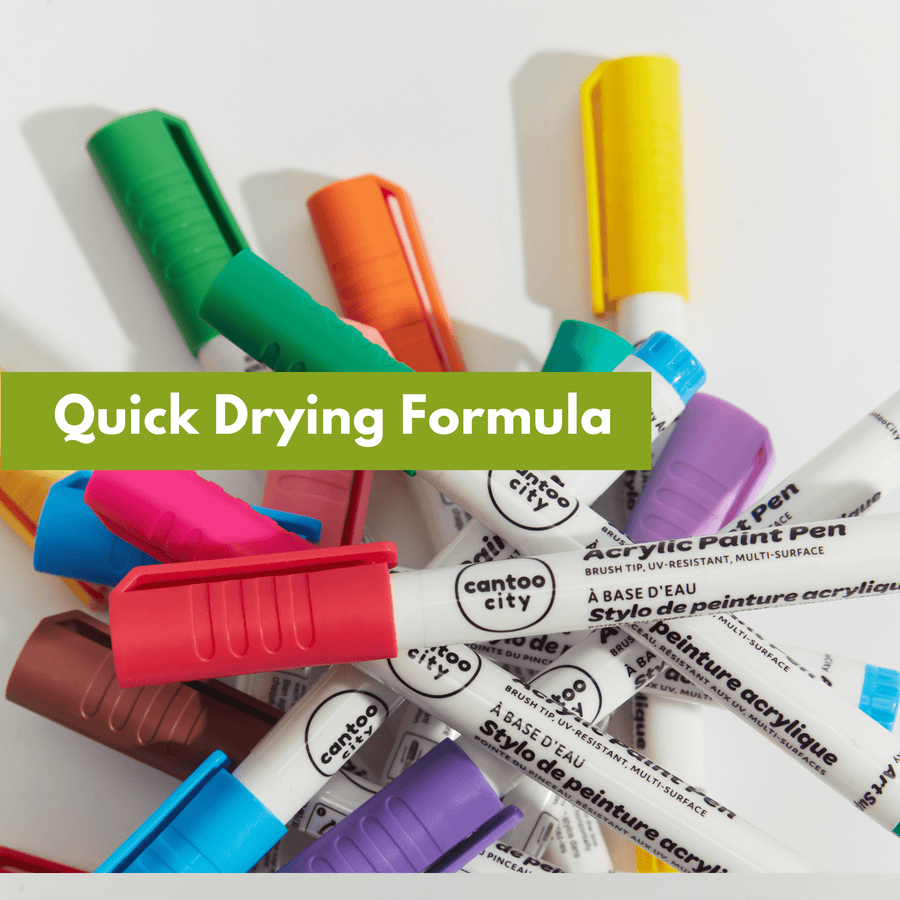 CantooCity 36 Color Acrylic Paint Marker Set - Cantoo City