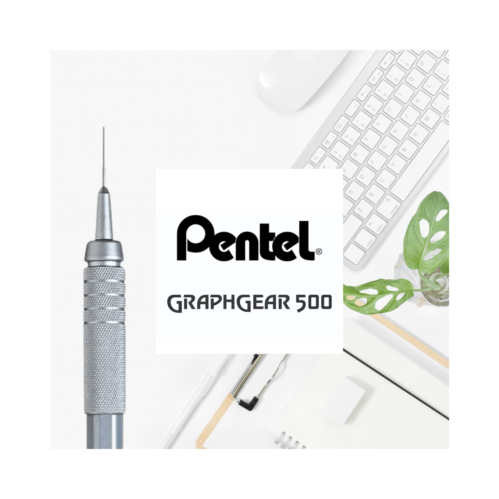 Pentel GraphGear 500 Mechanical Pencil, 0.3mm Precision Drafting Tool, Mechanical Pencil, Pentel, Drafting, technical drawing