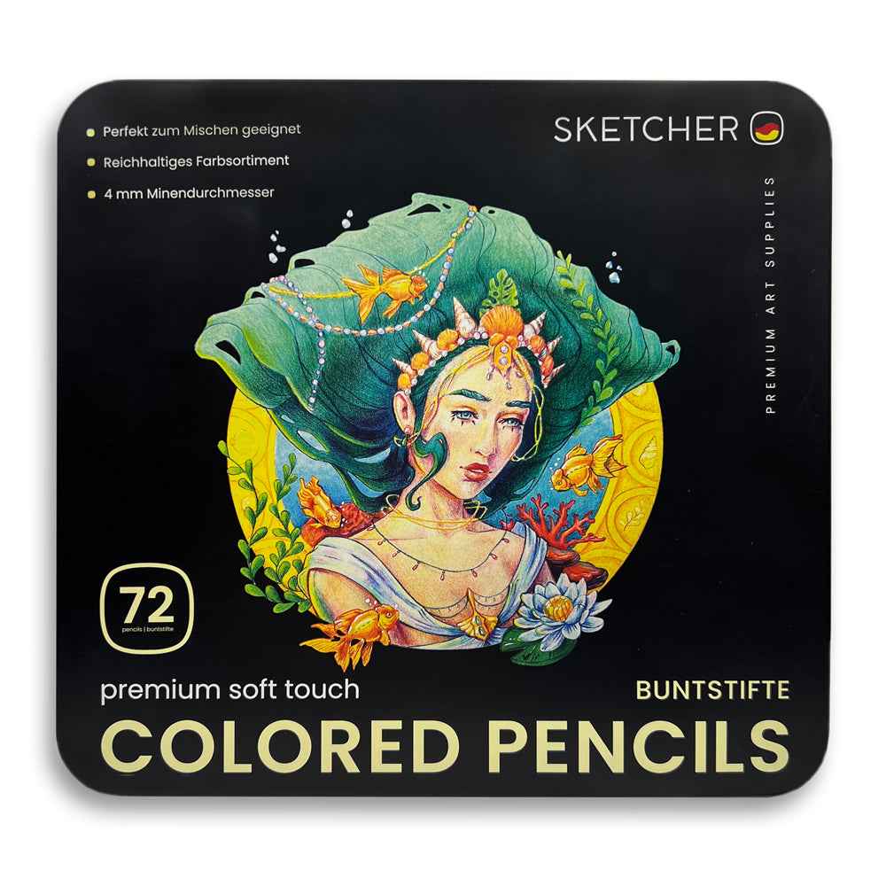 Sketcher Colored Drawing Pencils (Box of 72) - Cantoo City - Drawing Pencils -  - Cantoocity