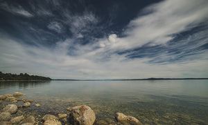 Vancouver island with beach view